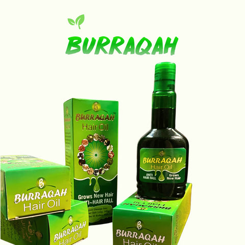 Burraqah Hair Oil | Natural Hair Fall Control & Regrowth