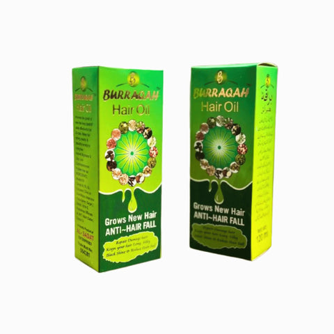 Burraqah Hair Oil | Natural Hair Fall Control & Regrowth