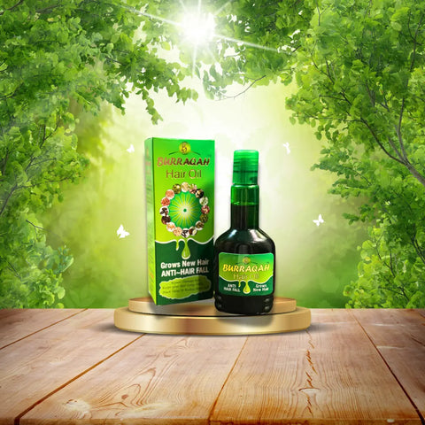 Burraqah Hair Oil | Natural Hair Fall Control & Regrowth